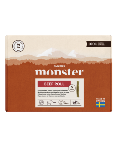 Monster Raw Beef Roll Small Box 17 st