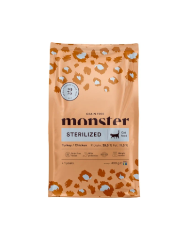 Monster Katt Grain free Sterilized Turkey/Chicken 400 g