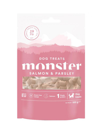 Monster Hund Treats All Breed Salmon 100 g