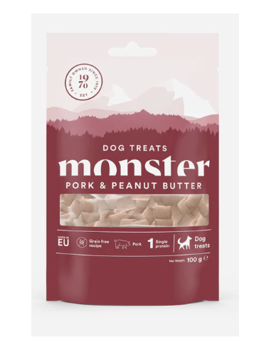 Monster Hund Treats All Breed Pork/ Peanut 100 g