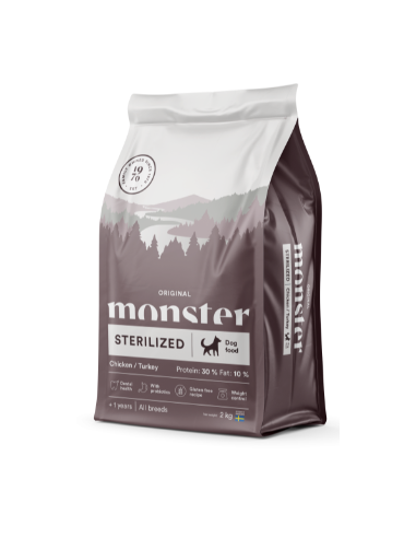 Monster Hund Original Sterilized All Breed Chicken/ Turkey 2 kg