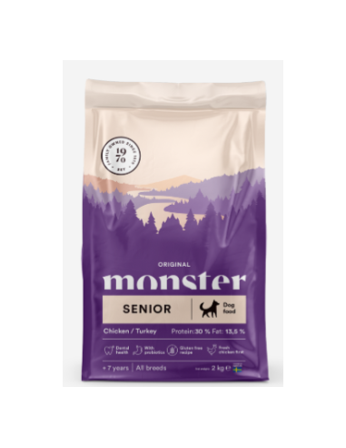 Monster hund Original Senior Chick/Turkey 2kg