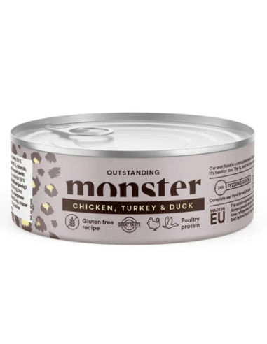 Monster Cat Ad Multi Chicken/Turkey/Duck Burk 100 g