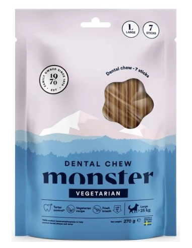Monster Dog Dental Chew Veg. L Week (7st)