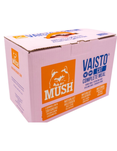 Mush Vaisto Cat Kyckling-Gris 7,5KG