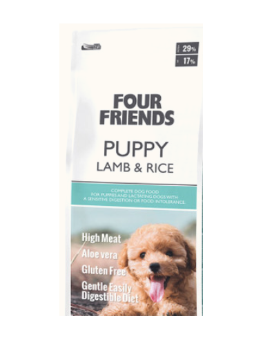 FOURFRIENDS dog puppy lamb/rice 3kg