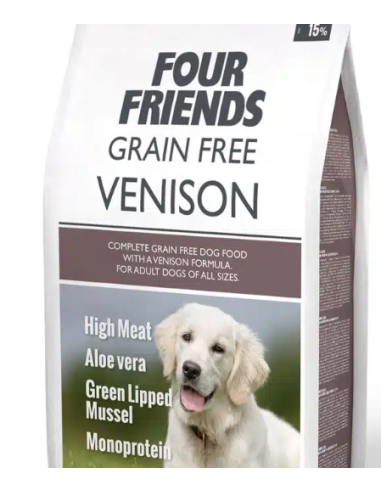 FOUR FRIENDS dog grainfree venison 3kg