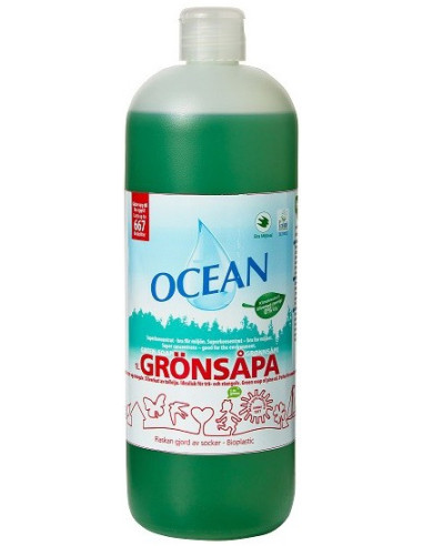 OCEAN GRÖNSÅPA 1 L