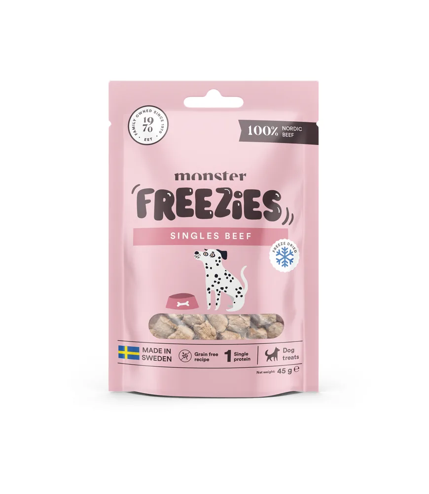 Monster Hund frystorkade treats Beef 45 g