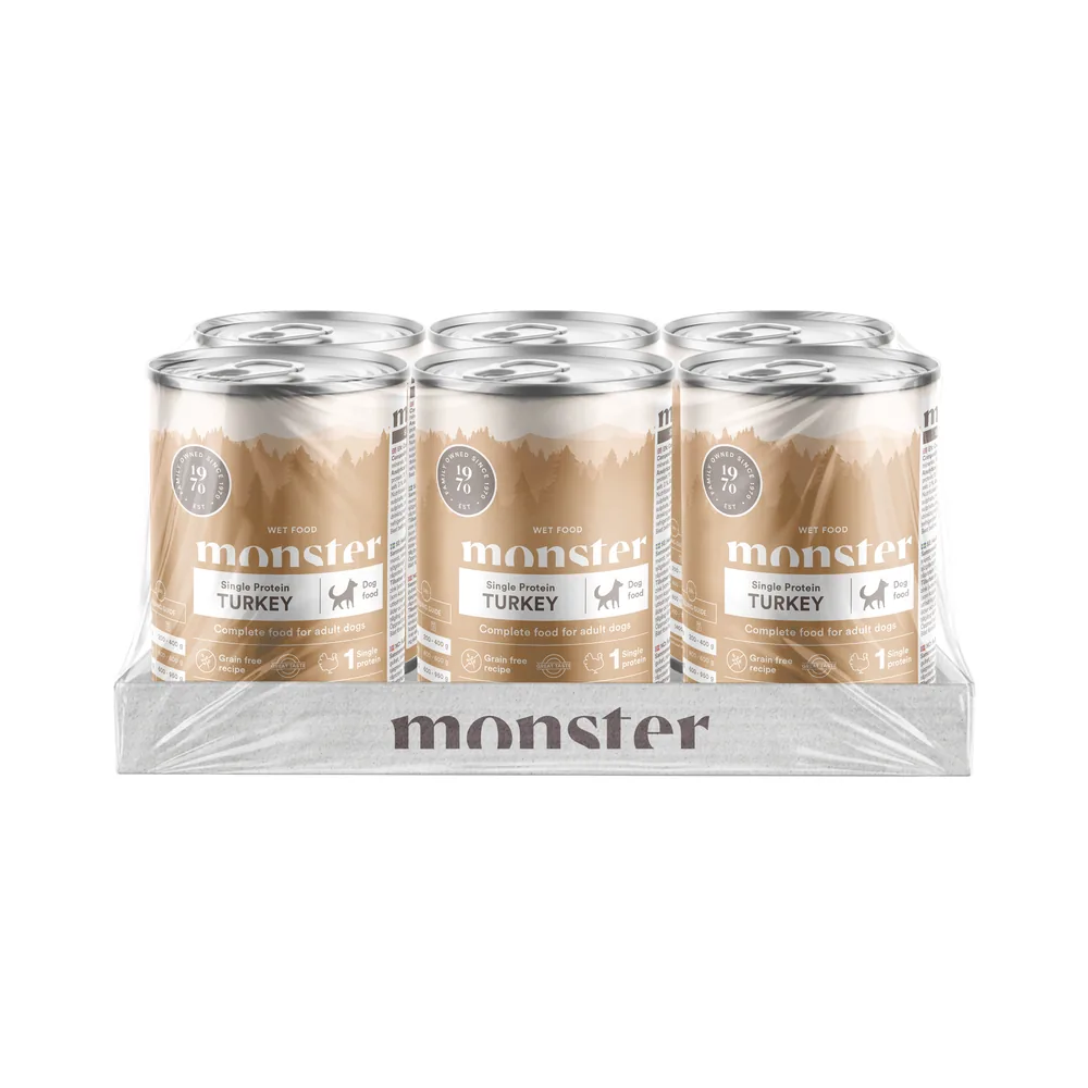 MONSTER DOG S.P. TURKEY BURK 400 G