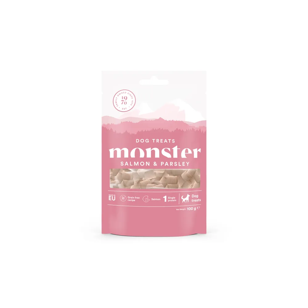 Monster Hund Treats All Breed Salmon 100 g