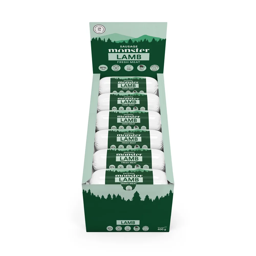 Monster Dog Sausage Lamb 400 g