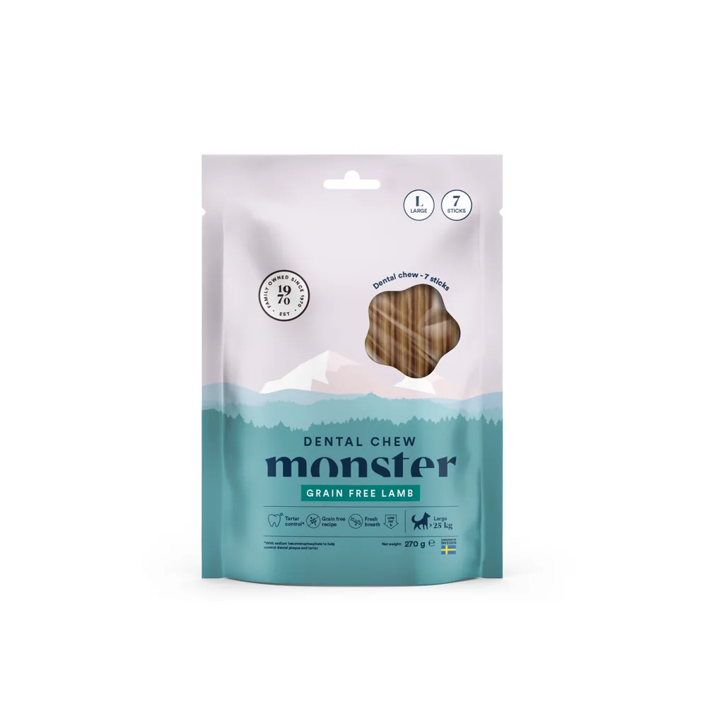 Monster Hund Dental Chew Lamb L Week (7st) 270 g
