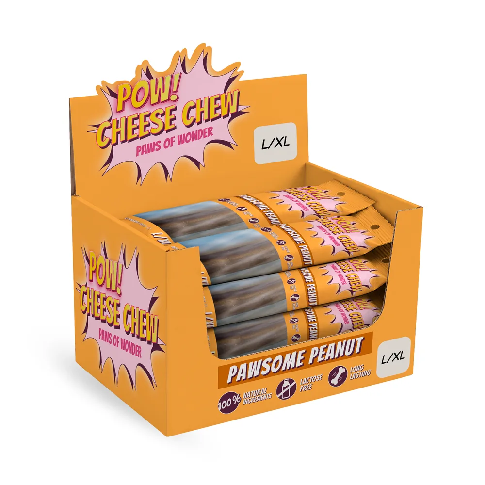 POW Cheese Chew Legendary Peanut Butter L/XL