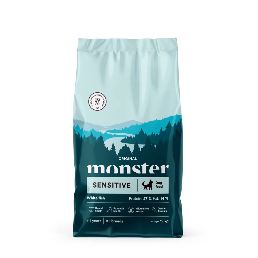 Monster Hund Original Sensitive All Breed Fish 12 kg