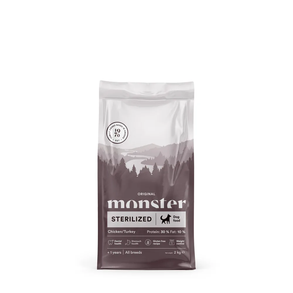 Monster Hund Original Sterilized Chicken/ Turkey 2 kg