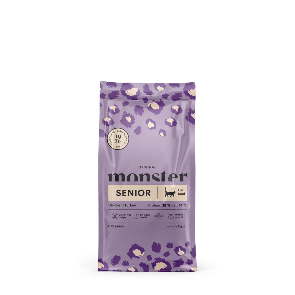 Monster Katt Orig. Senior Chik/Turkey 2 kg