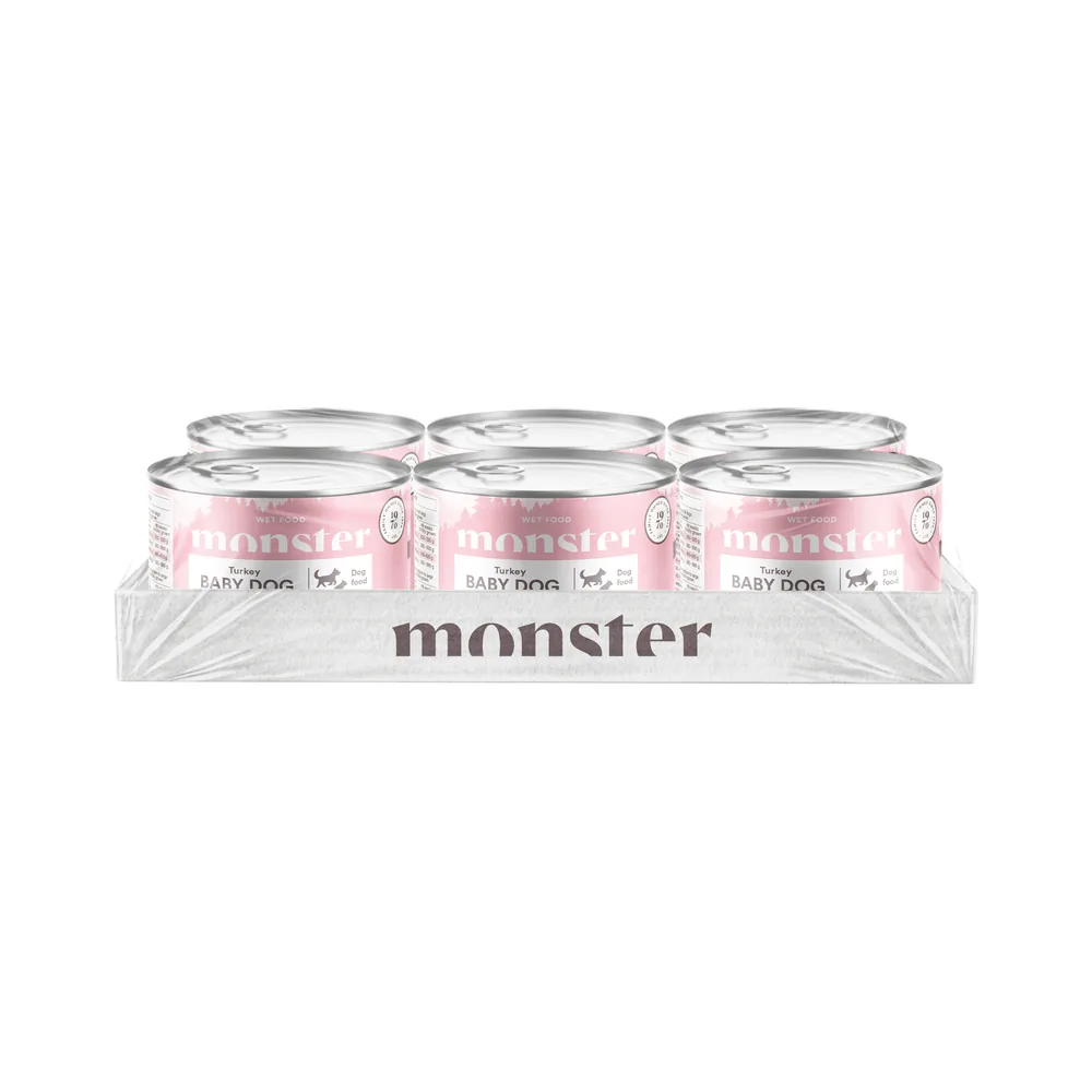 Monster baby dog mousse 195g