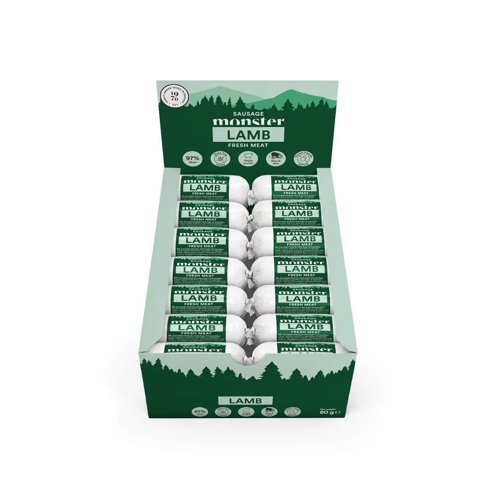 Monster Dog Sausage Lamb 80 g