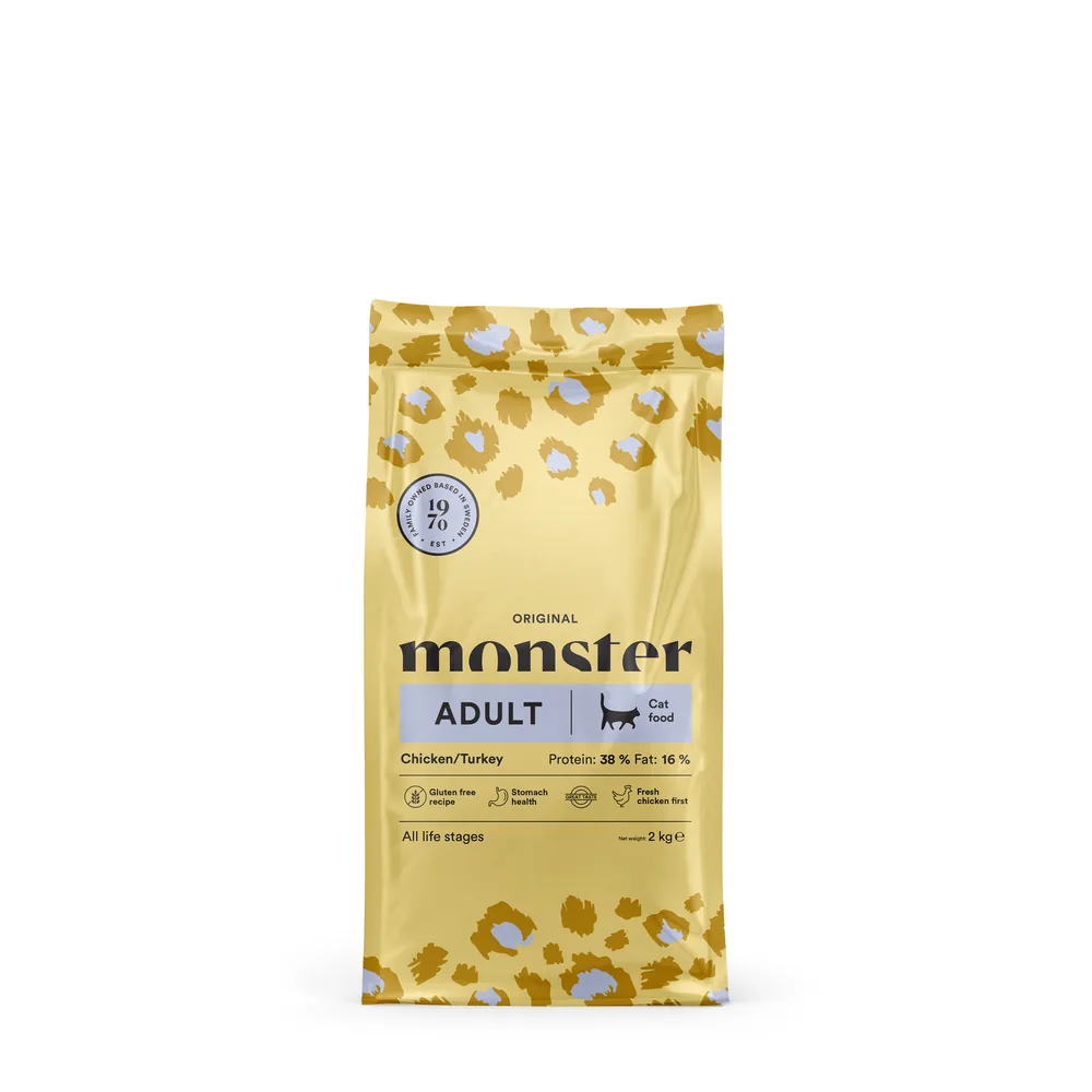 Monster Katt Original Adult Chicken/Turkey 2 kg