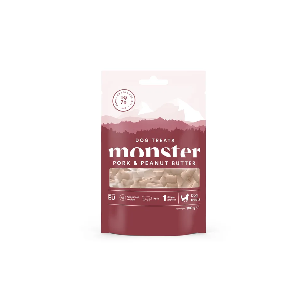 Monster Hund Treats All Breed Pork/ Peanut 100 g