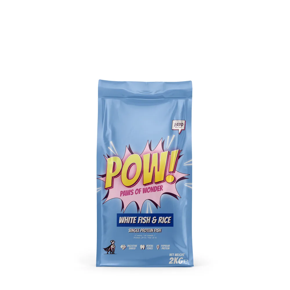 POW! Hund Adult White Fish 2 kg