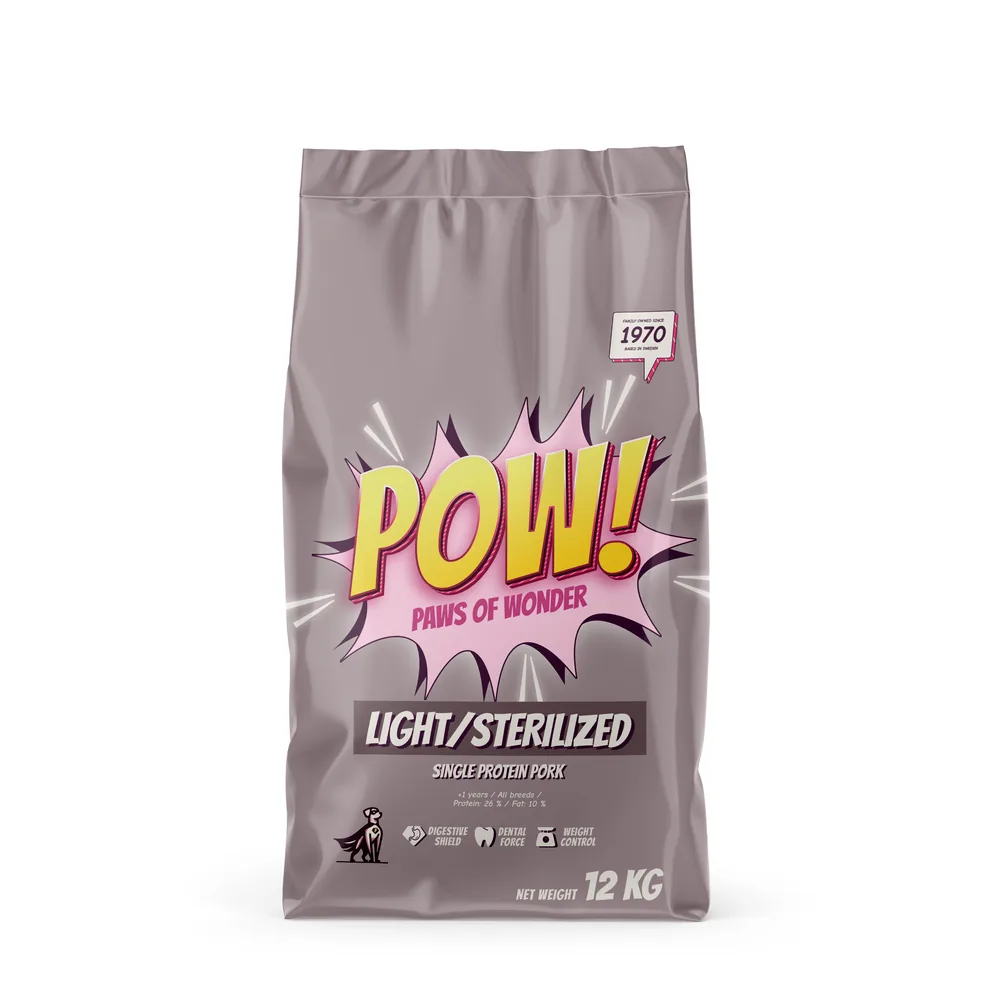 POW! Hund Light/Sterilized 12 kg