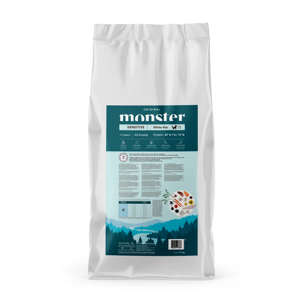 Monster Dog Orig. Sensitive White Fish 17 kg