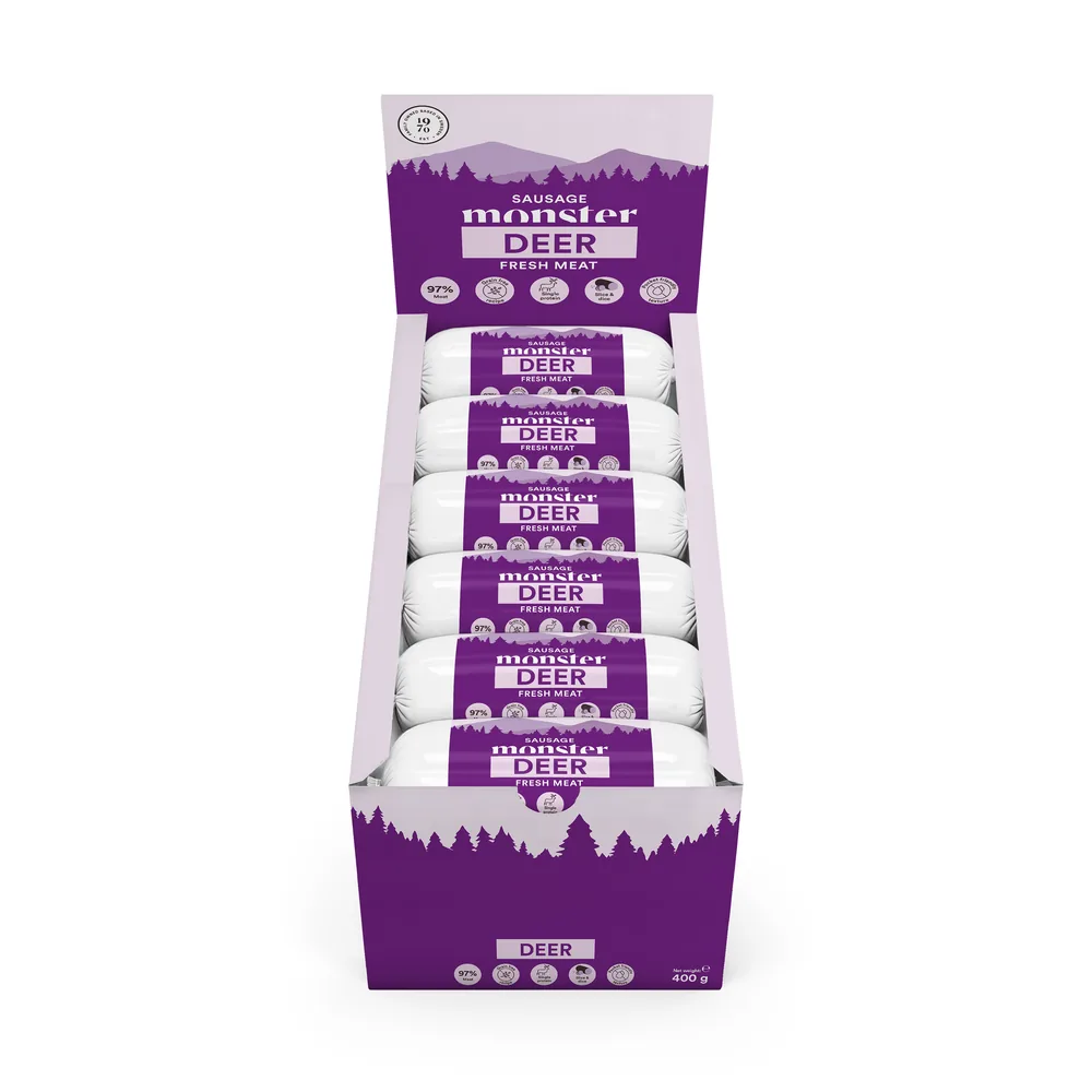Monster Dog Sausage Deer 400 g