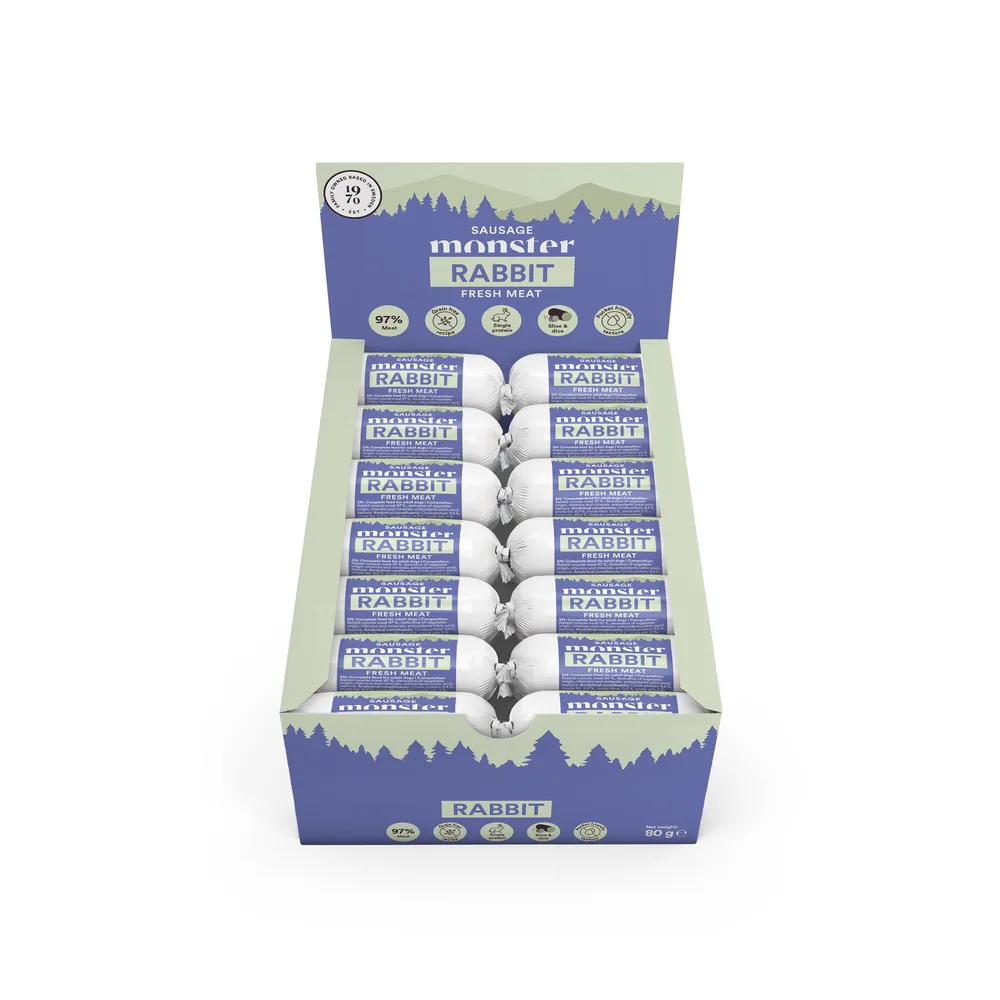 Monster Dog Sausage Rabbit 80 g styck