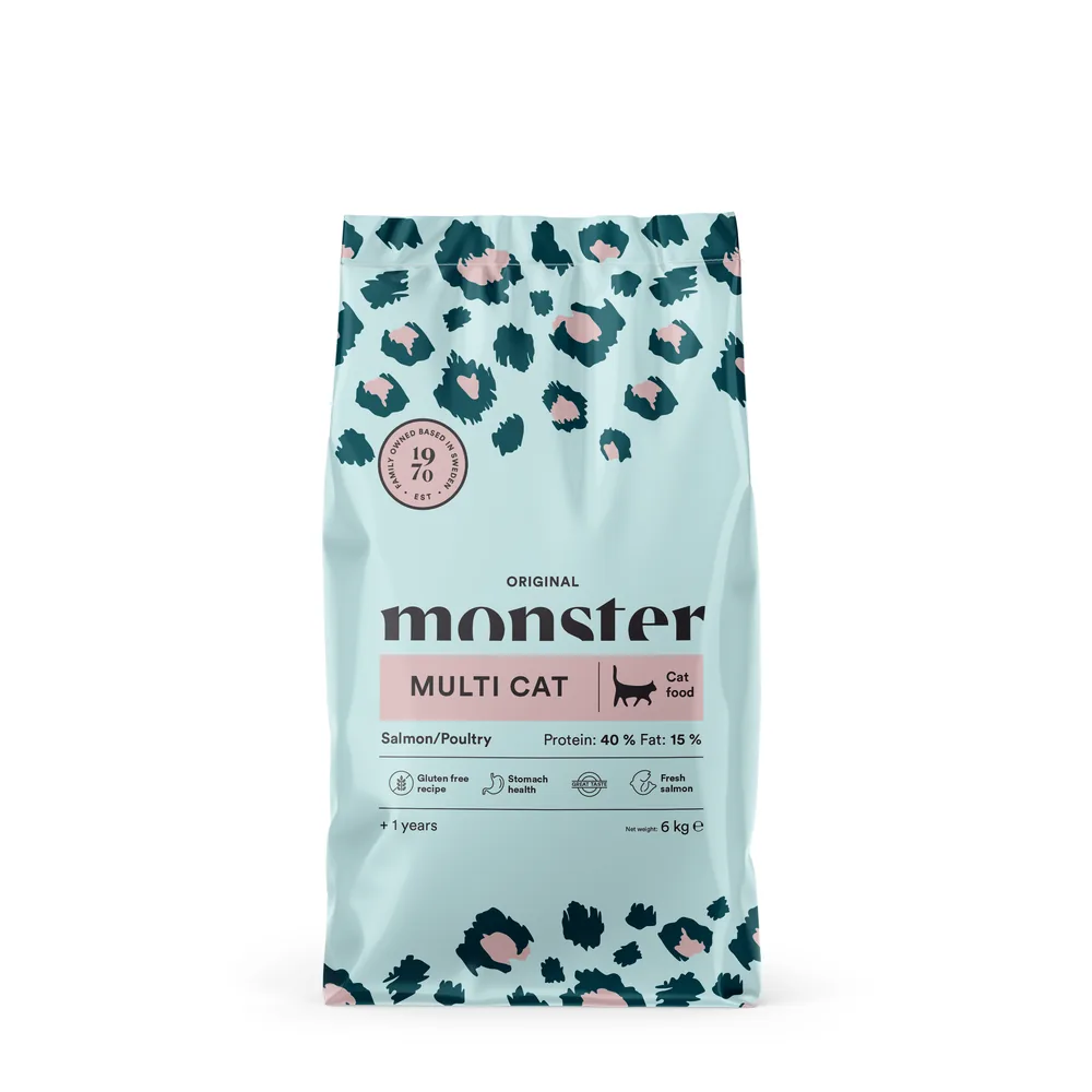 Monster Katt Original Multicat Salmon/Poultry 6 kg