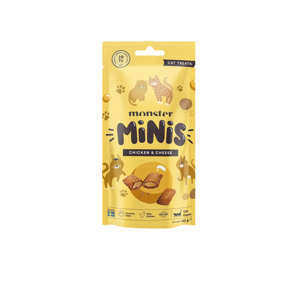 Monster Minis CHICKEN & CHEESE 60G