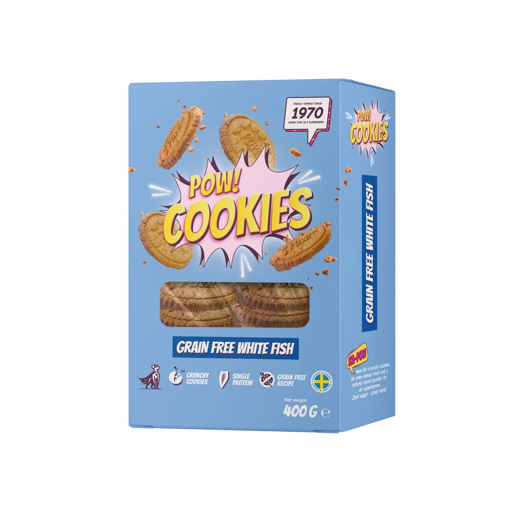 POW! Cookie Grain free Whitefish 400 g
