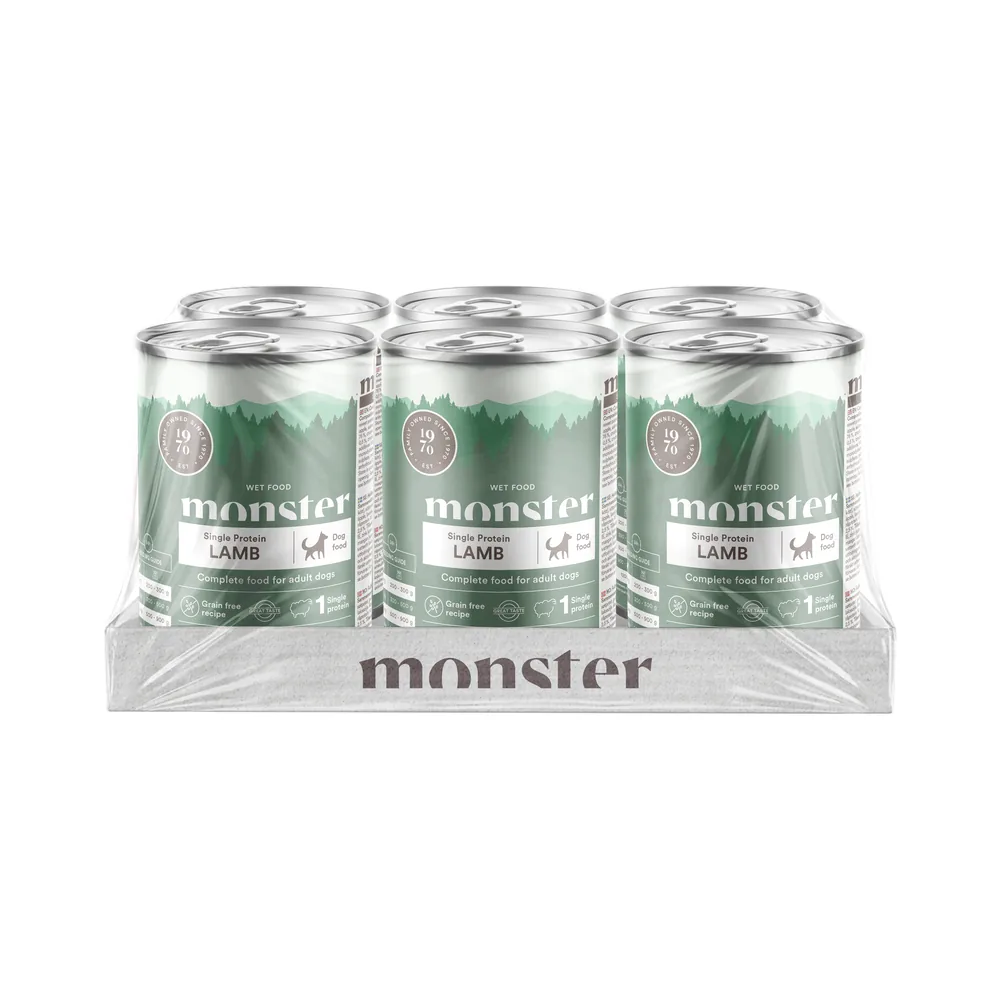 MONSTER DOG SINGLE LAMM BURK 400 G