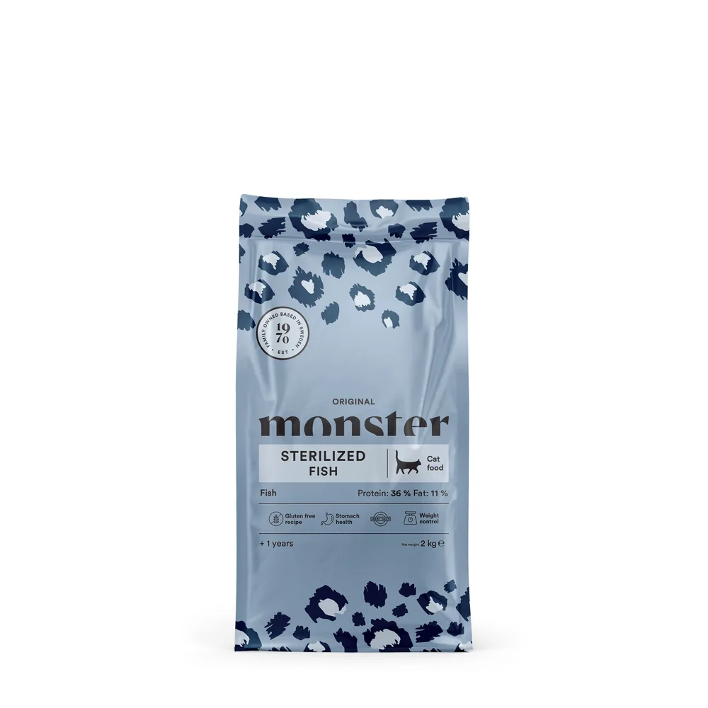 Monster Katt Orig. Sterilized Fish 2 kg
