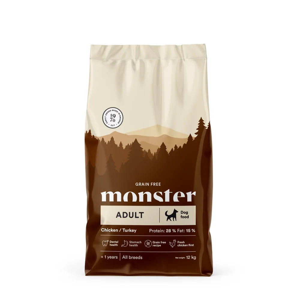 Monster Hund GF Adult All Breed Chick/ turkey 12 kg