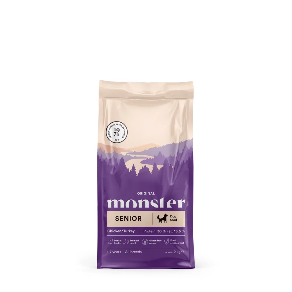 Monster Hund Original Senior Chick/Turkey 2 kg