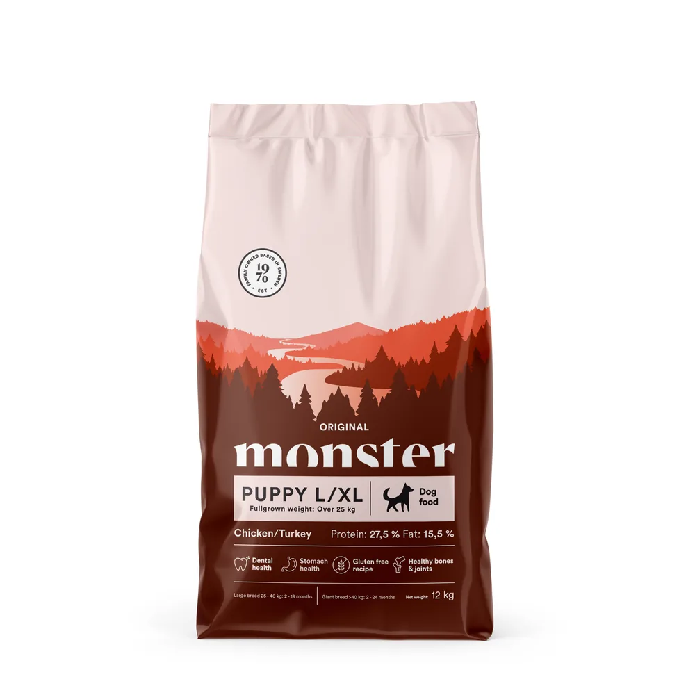 Monster Hund Original Puppy Large/ XL Chicken/ Turkey 12 kg