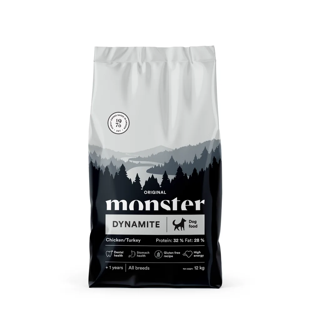 Monster Hund Original Dynamite All Breed Chicken/Turkey 12 kg