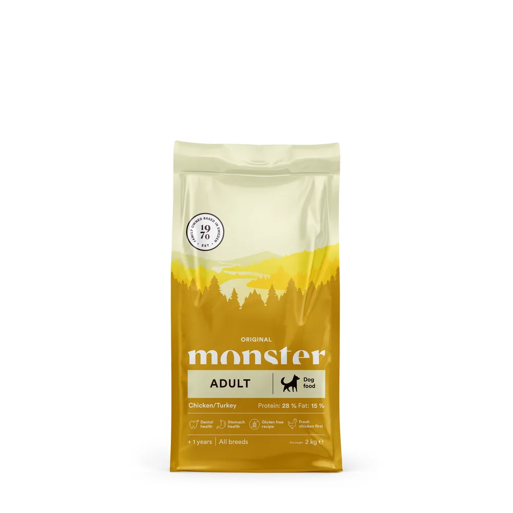 Monster Hund Original Adult All Breed Chicken/Turkey 2 kg
