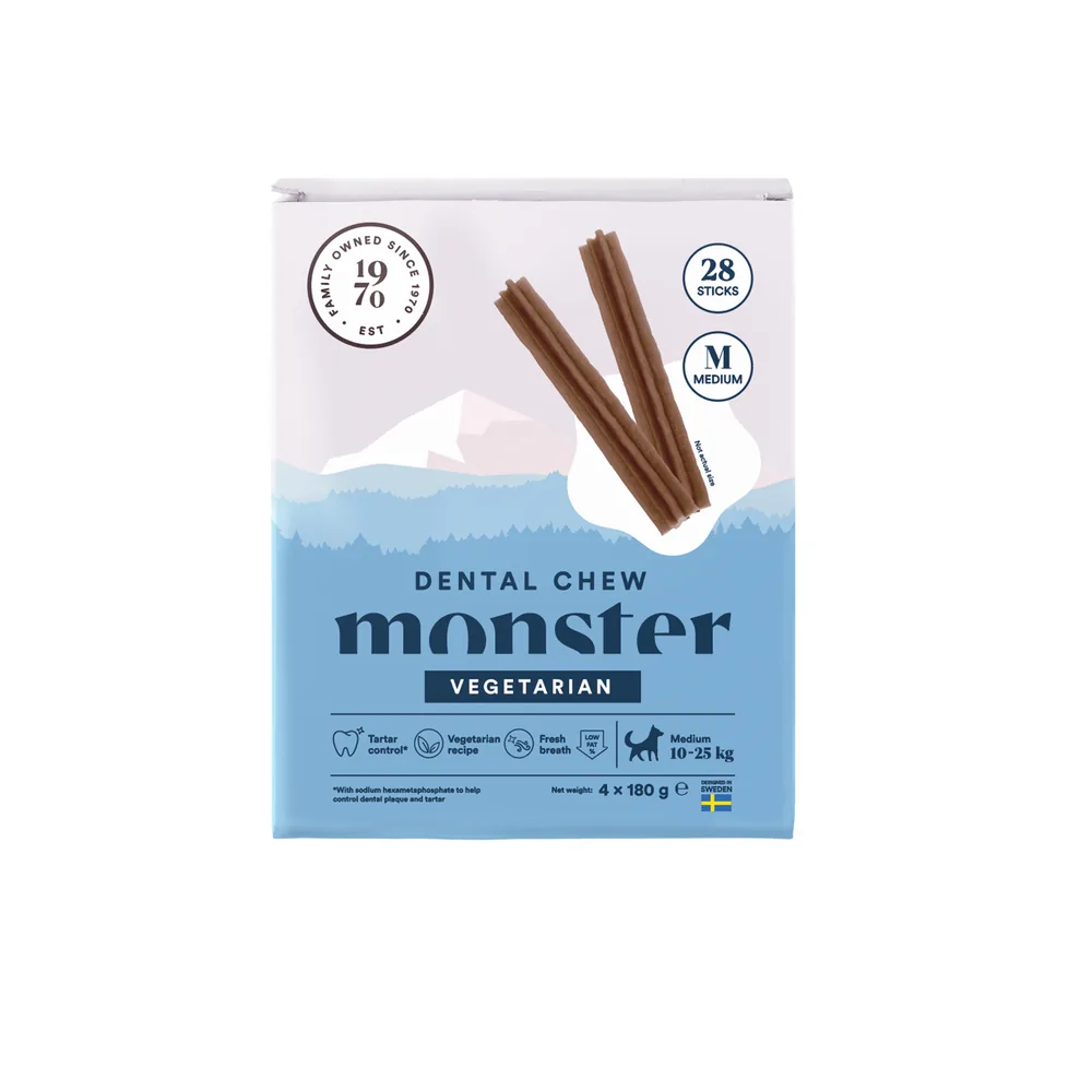 Monster Hund Dental Chew Veg. M Month (28st) 720 g