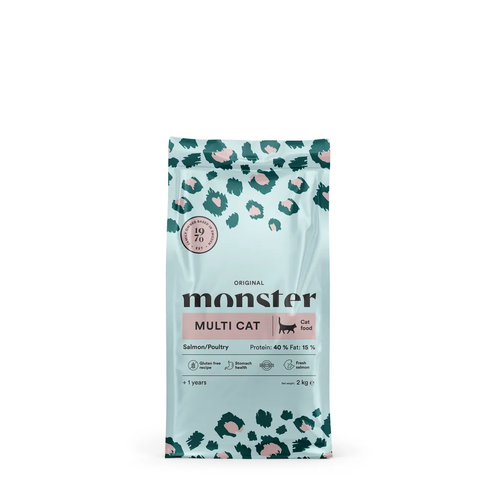 Monster Katt Original Multicat Salmon/Poultry 2 kg