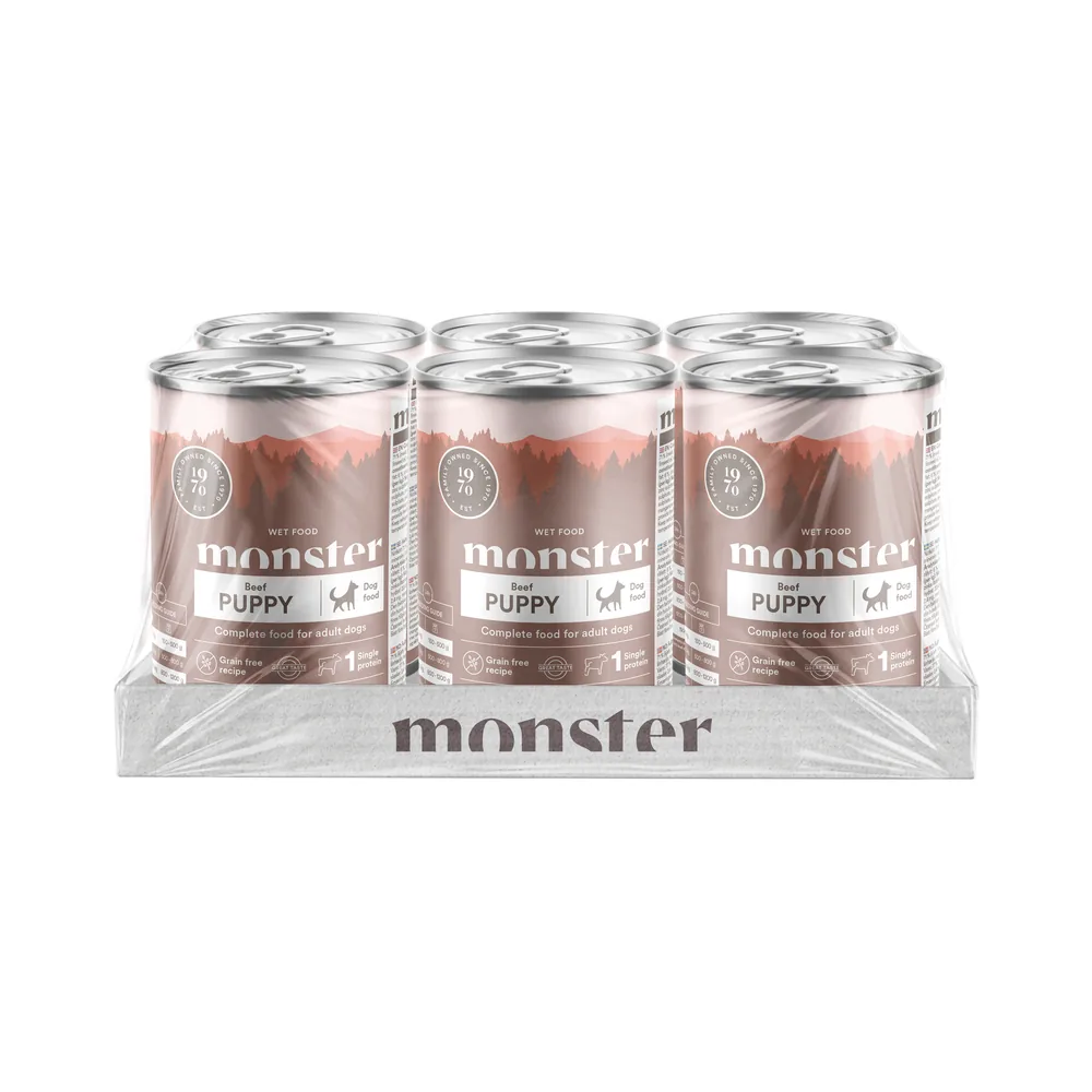MONSTER DOG S.P. PUPPY BEEF BURK 400 G