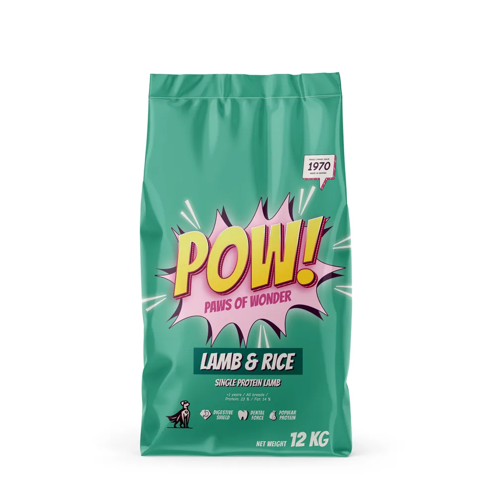 POW! Hund Adult Lamb & Rice 12 kg
