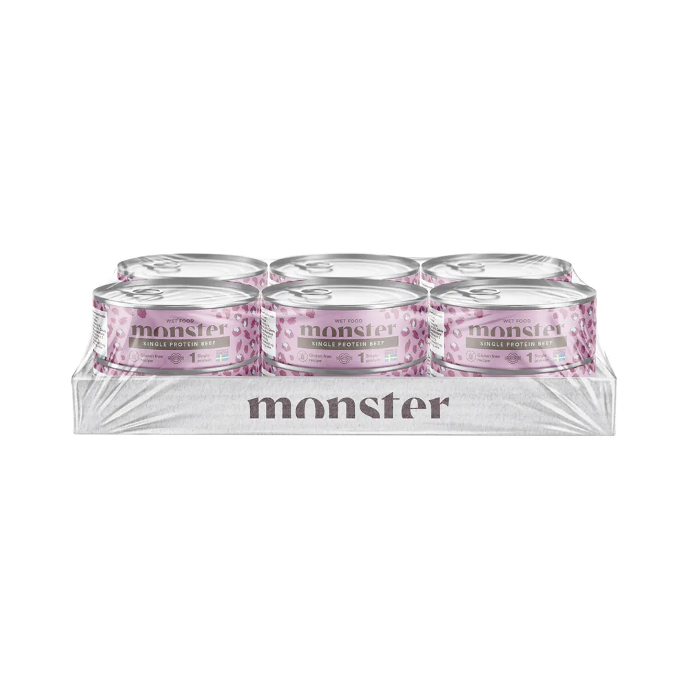 MONSTER CAT SINGLE BEEF BURK 100 G