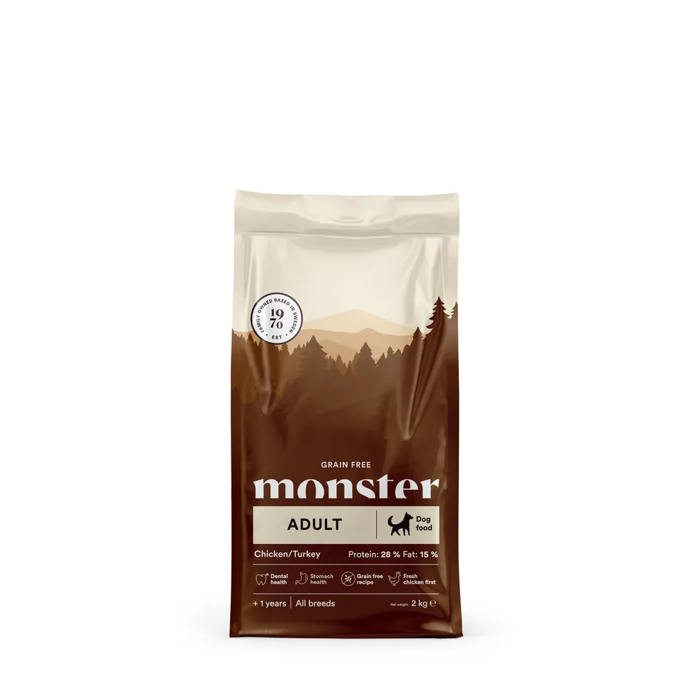 Monster Hund GF Adult All Breed Chick/ turkey 2 kg