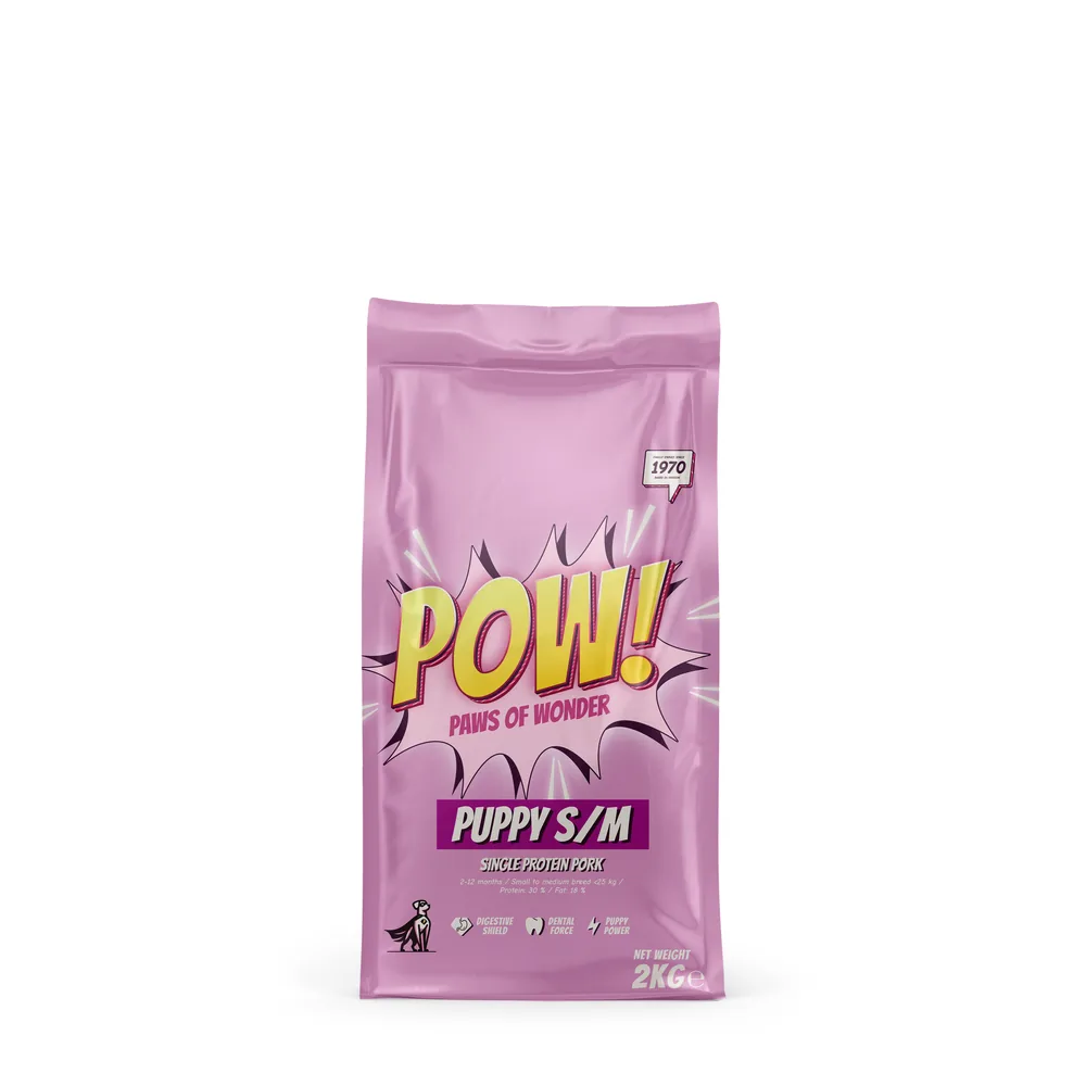 POW! Hund Puppy S/M Pork 2 kg